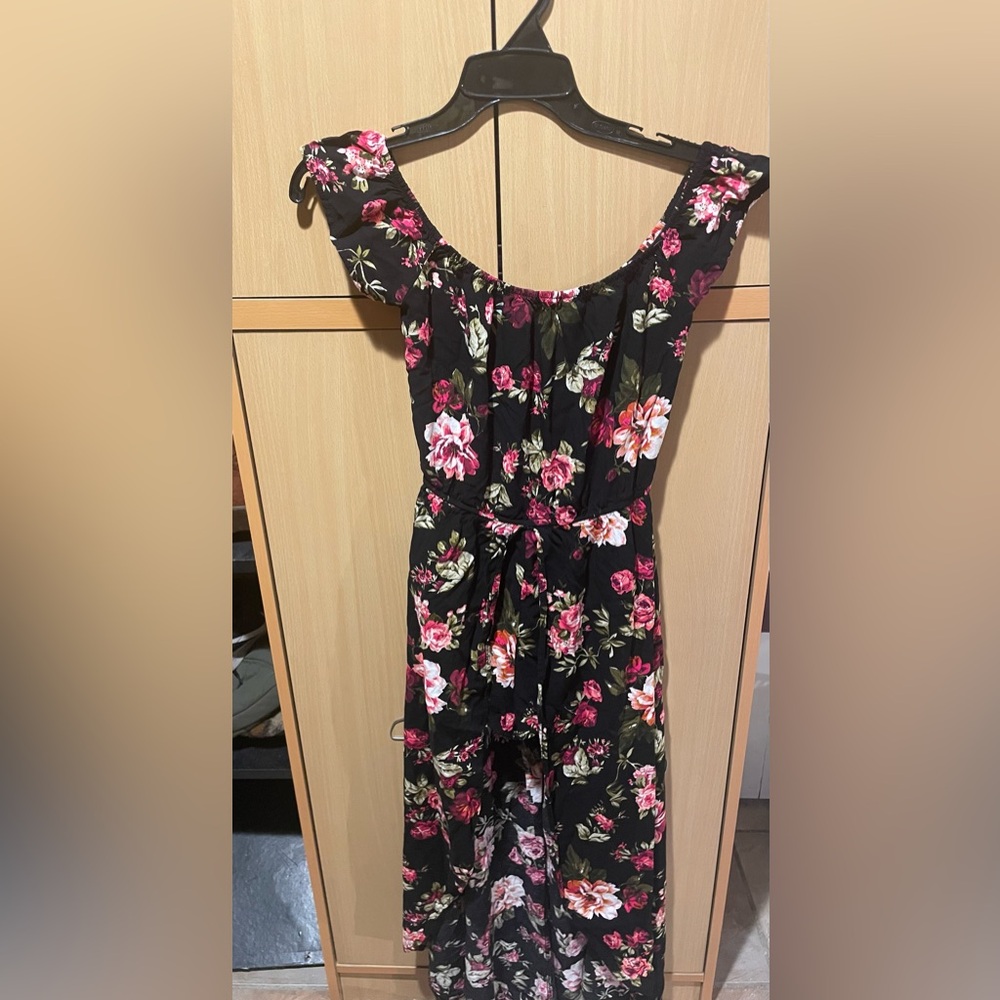 Ambiance Floral Short/Long Womens Romper Maxi Dress